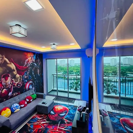 Marvel Universe Retreat - Infinity Pool, Ps5, Private-Cinema With Pool-View Balcony - M4 Bukit Mertajam Exterior photo